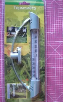 Термометр комнатный или за окно крупный поворотный