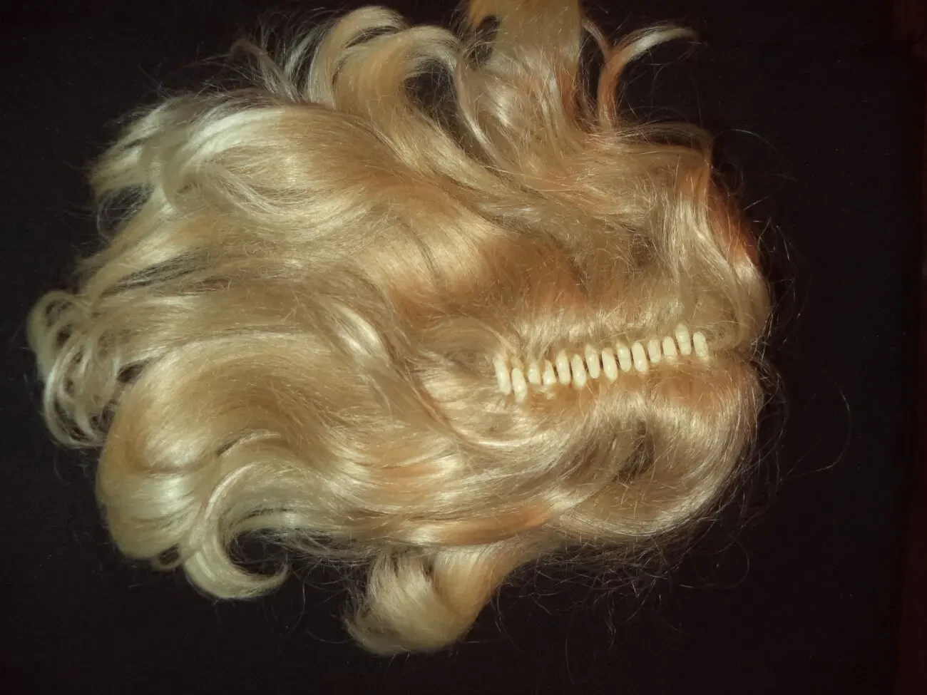 Шиньон объемный натуральный блонд 5