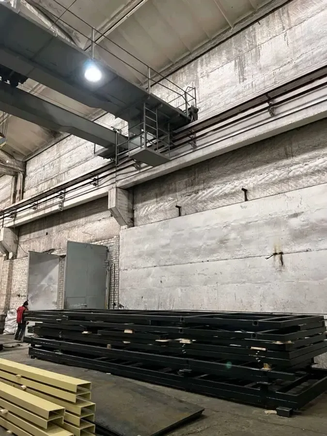 Сдам производственный цех с мостовым краном 8