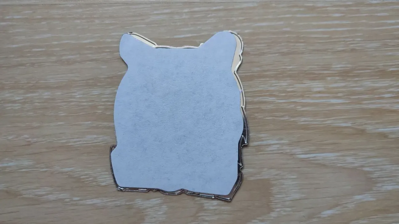 Наклейка на авто Тигр алюминиевая 5