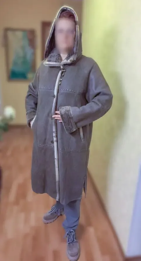 Дублянка натуральна OzTemer довга 54-56р Стан новий 5