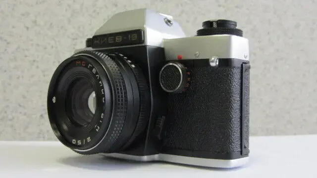 Фотоаппарат КИЕВ-19.Год выпуска 1991г.СССР.В КОРОБКЕ.Новый 5
