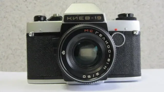 Фотоаппарат КИЕВ-19.Год выпуска 1991г.СССР.В КОРОБКЕ.Новый 3