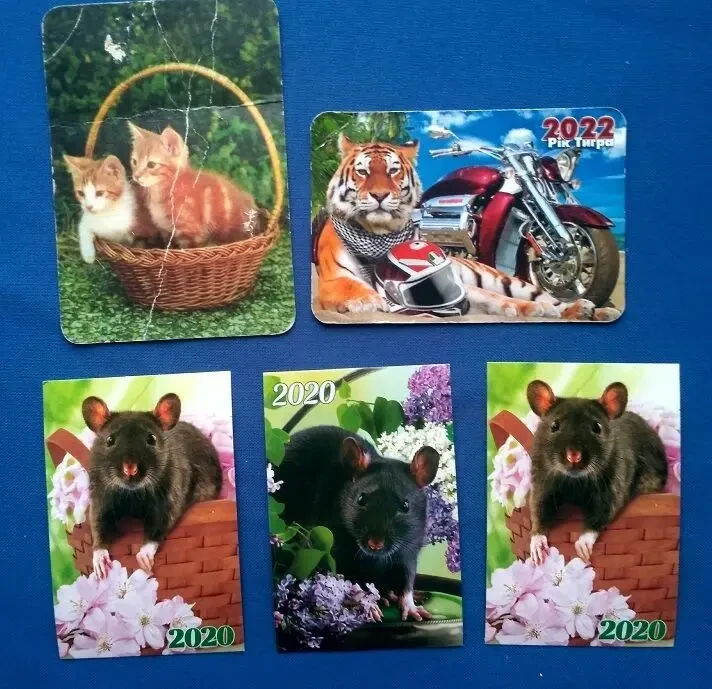 Календарик Год крысы 2020 г.