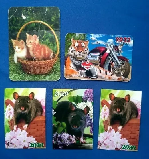 Календарик Год крысы 2020 г. 8