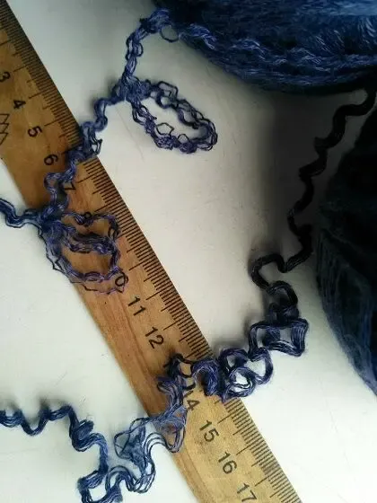 Пряжа нитки синий цвет вес 250 грамм 3