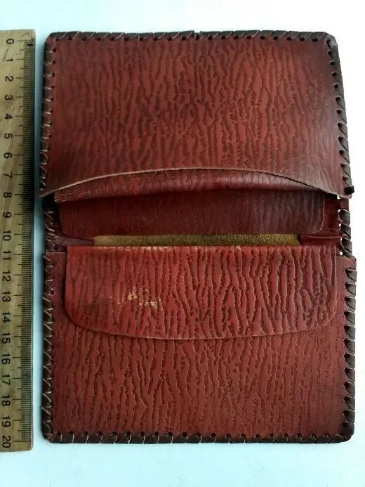 Портмоне кошелек натуральная кожа для купюр, документов и карт 6