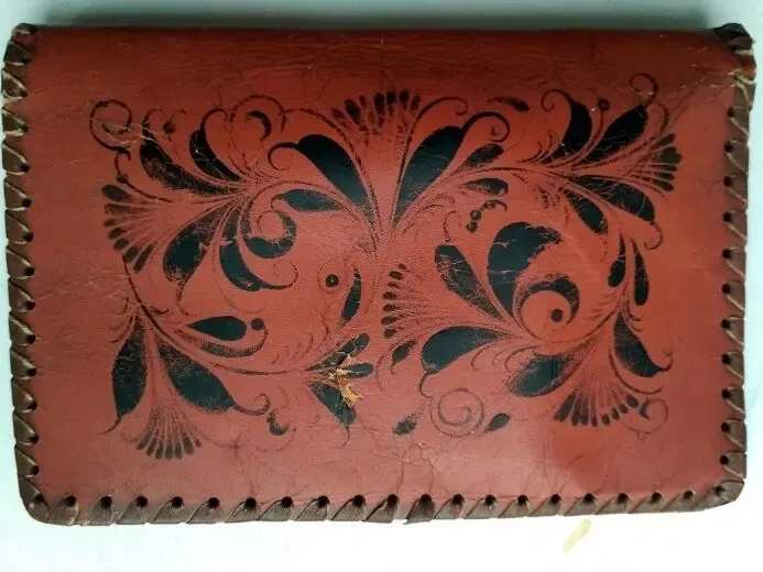 Портмоне кошелек натуральная кожа для купюр, документов и карт 8