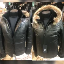 Дублянки чоловічі з капюшоном