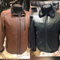 Дублянки коричневі чоловічі,натуральні,джумбо