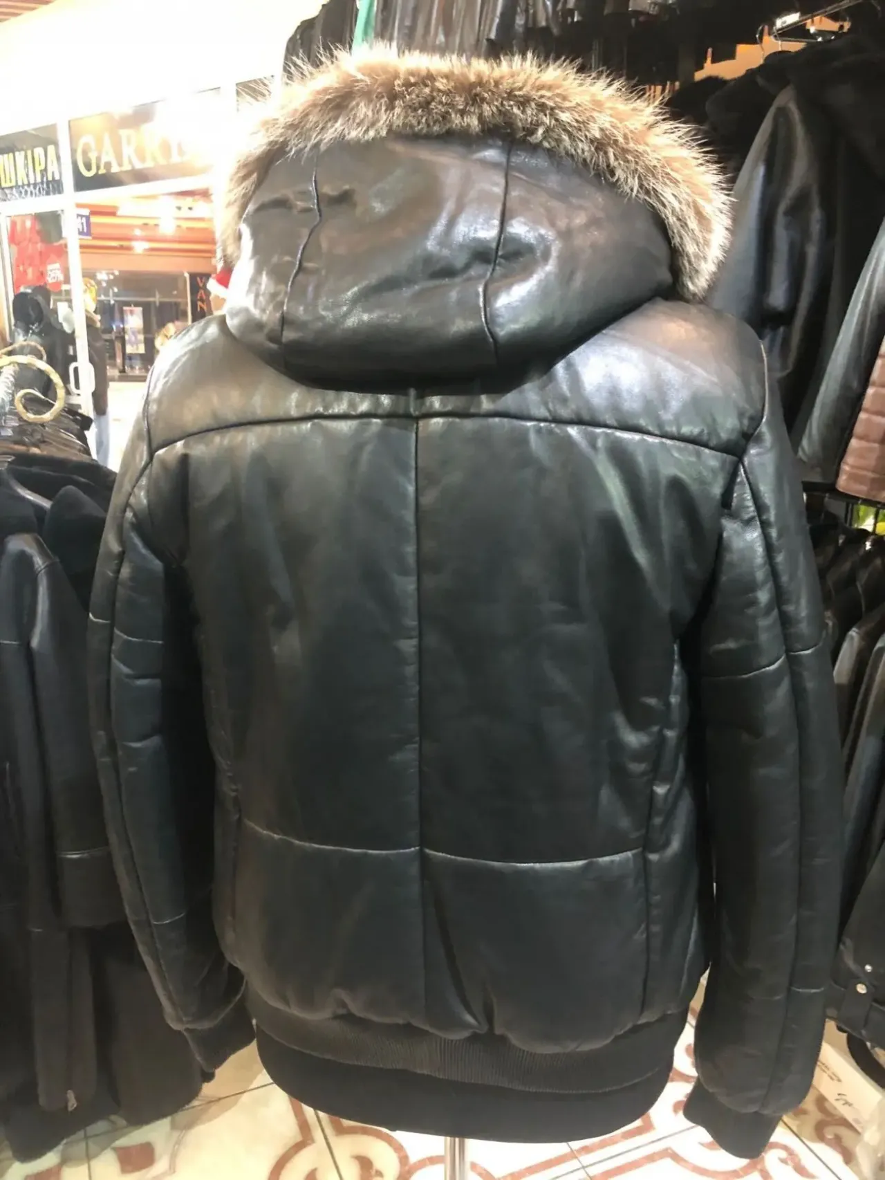 Дублянки чоловічі з капюшоном,бомбер 9