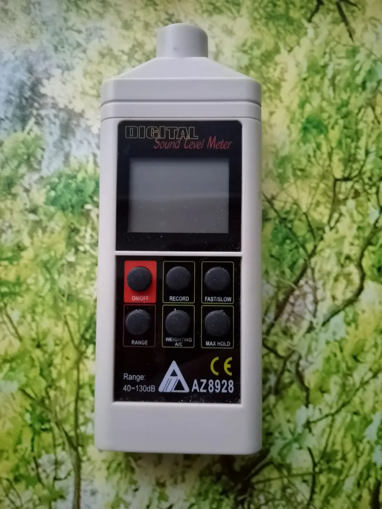 Цифровий шумомір AZ 8928 з калібруванням діапазону