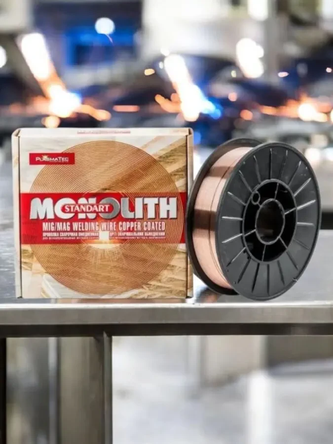 Дріт MONOLITH Св-08Г2С д. 1,2 уп 15кг (пластикова котушка)