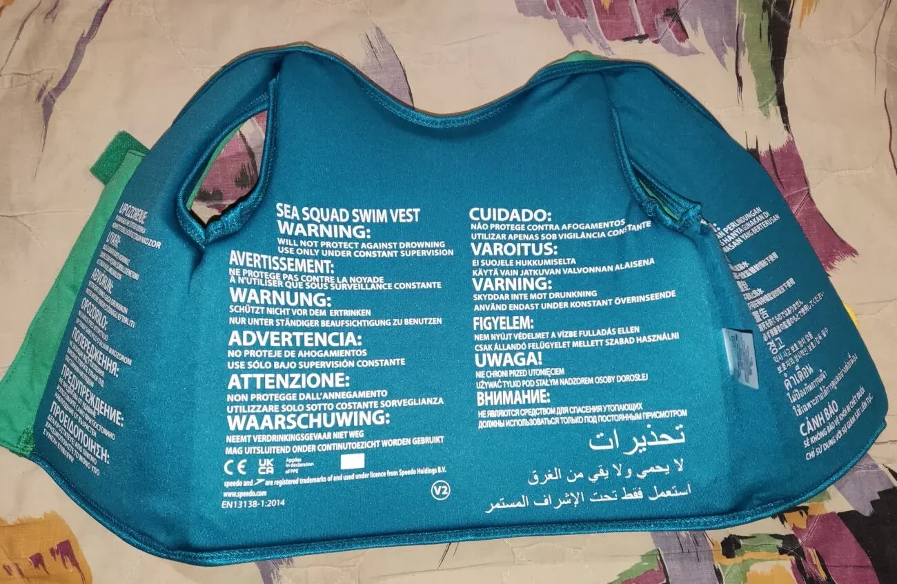 Детский жилет для плавания Speedo, дракошка, 1-2г 4