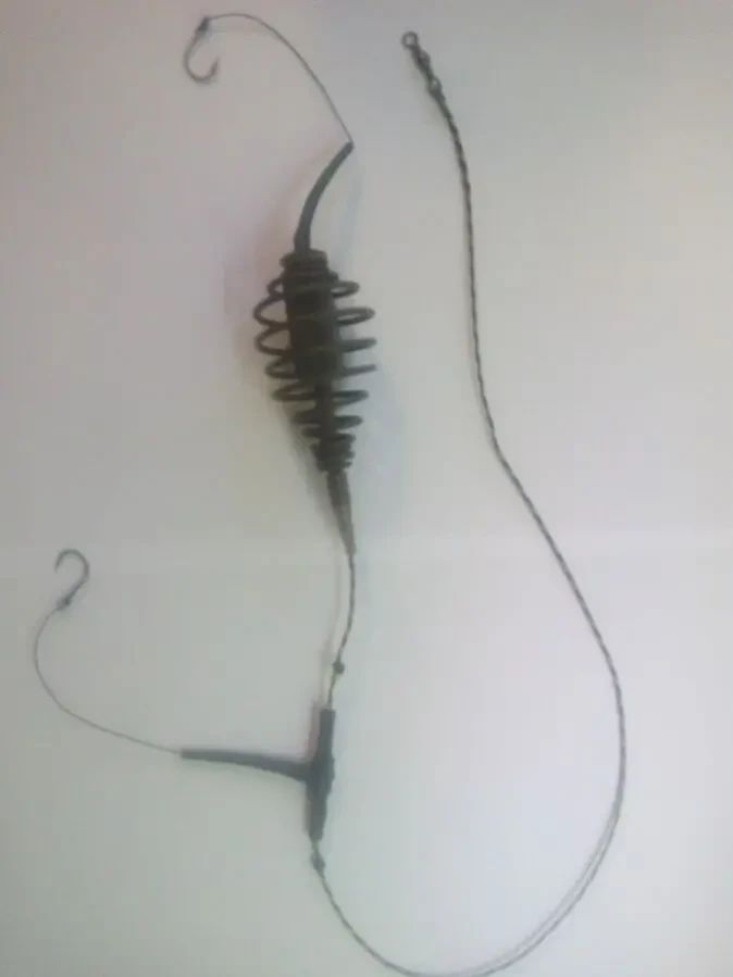 Монтаж, снасть донная Пружина   на карпа и амура, ручная сборка 2