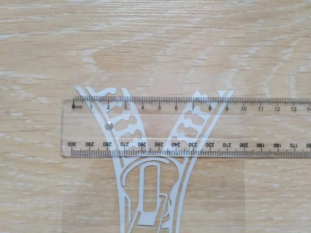 Наклейка на авто Молния Белая Светоотражающая застежка 5