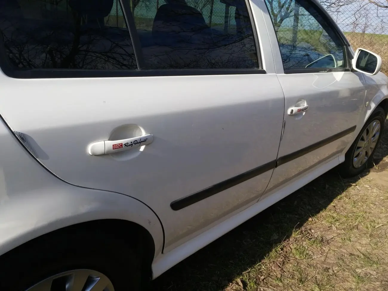 Наклейки на ручки авто номер 7 6