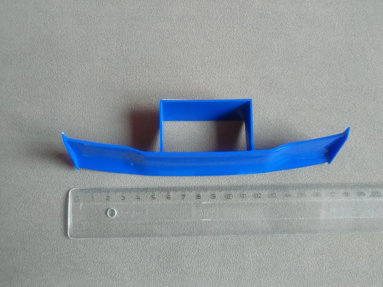 Мини Спойлер на авто Синий усиленный скотч 2