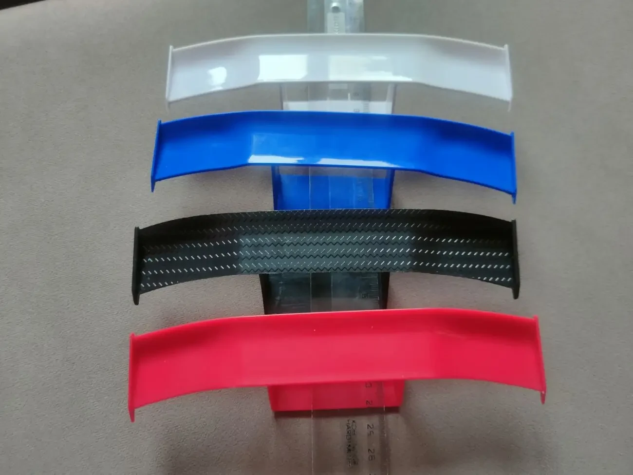 Мини Спойлер на авто Синий усиленный скотч 6