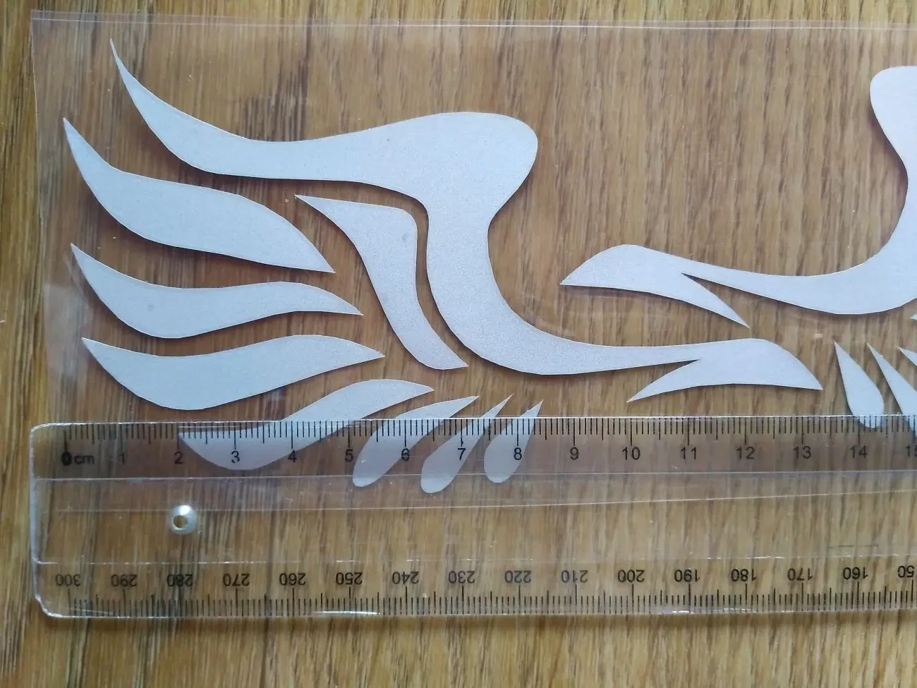 Наклейка на авто Крылья на зеркала светоотражающие 5