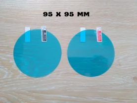 Пленка на зеркала авто против капель дождя и от бликов круглая