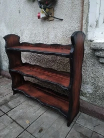 Тумба для обуви из дерева под старину 2( обувница , полка )