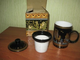 Керамічний набір для заварювання крупнолистового чаю, Греція