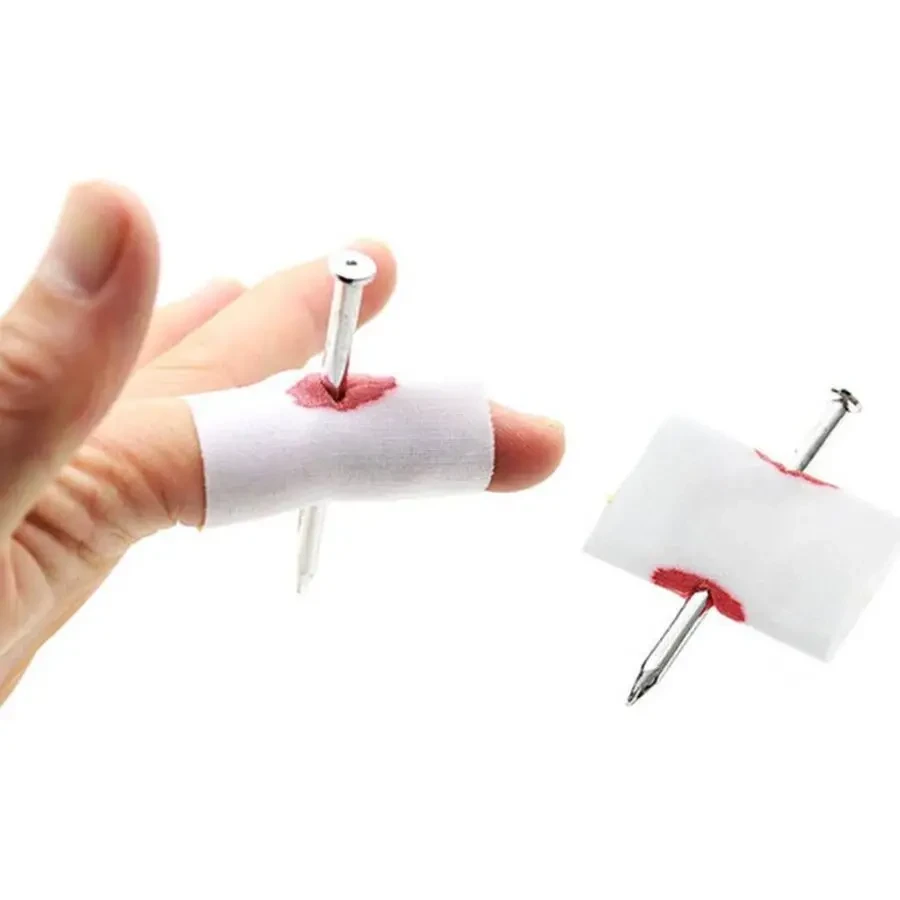 Пробитый палец розыгрыш прикол