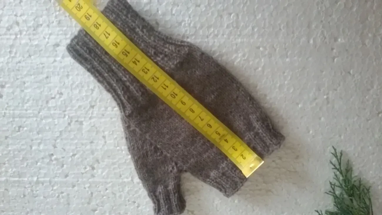 Митенки женские мохеровые. Ручная работа 4