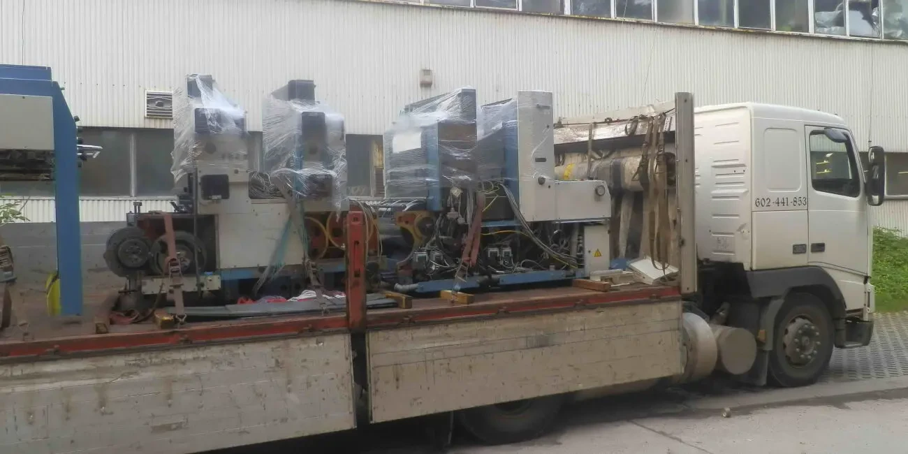 Перевезення і монтаж поліграфічного обладнання. 2