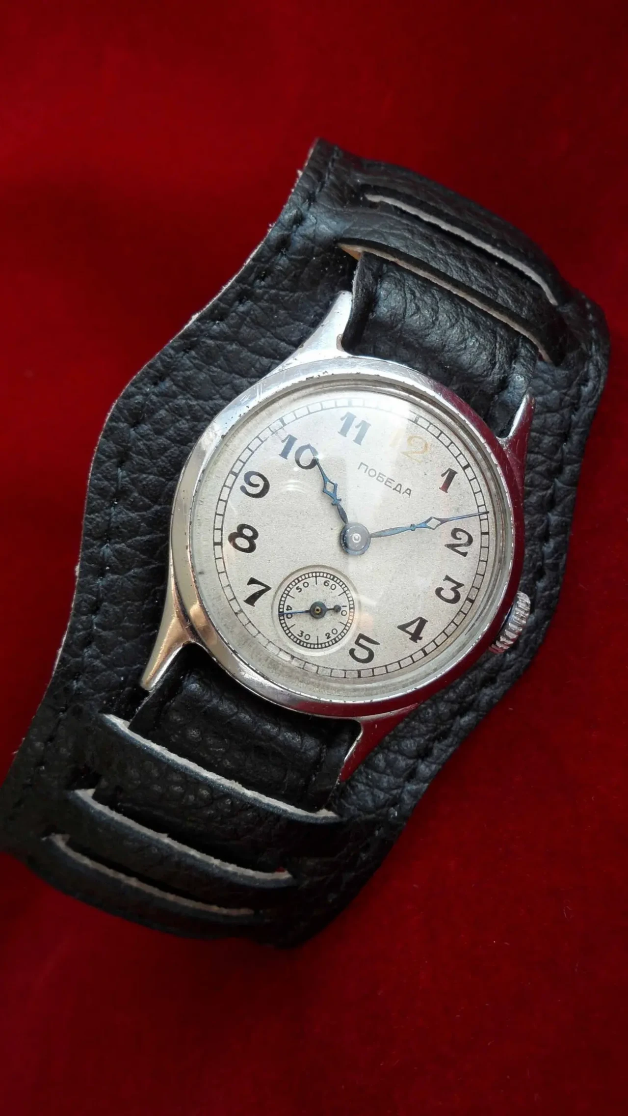ПЕРВАЯ, после ВОЕННАЯ ПОБЕДА, СССР 40-х. часы мужские, механика. 6