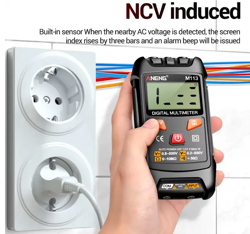 Мультиметр ANENG M113 Тестер автомат высокое КАЧЕСТВО и ТОЧНОСТЬ 5
