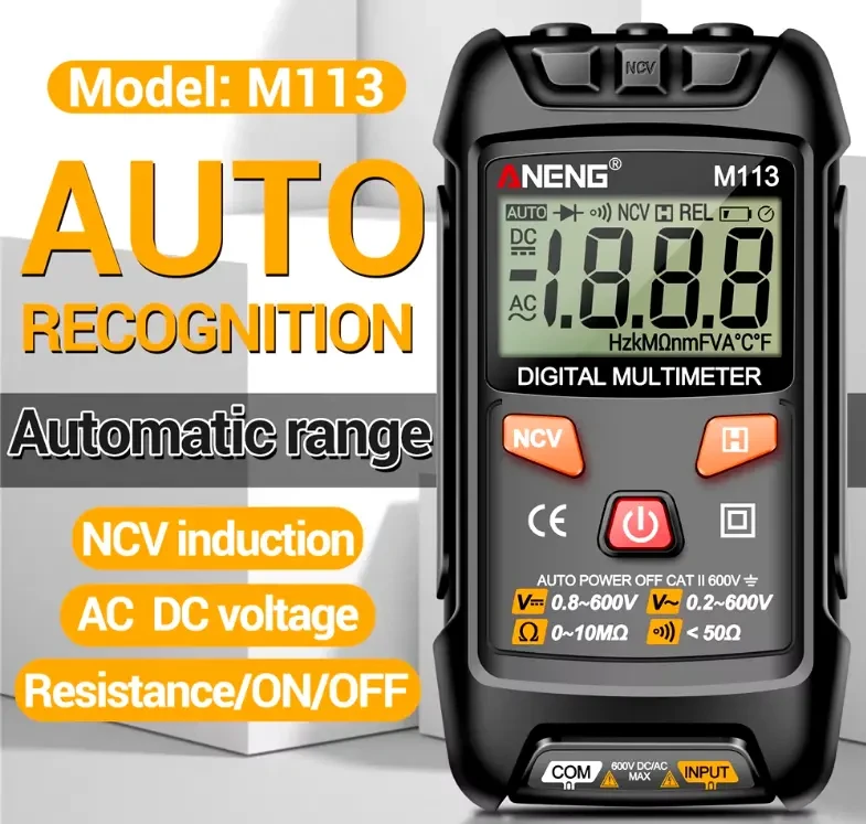 Мультиметр ANENG M113 Тестер автомат высокое КАЧЕСТВО и ТОЧНОСТЬ