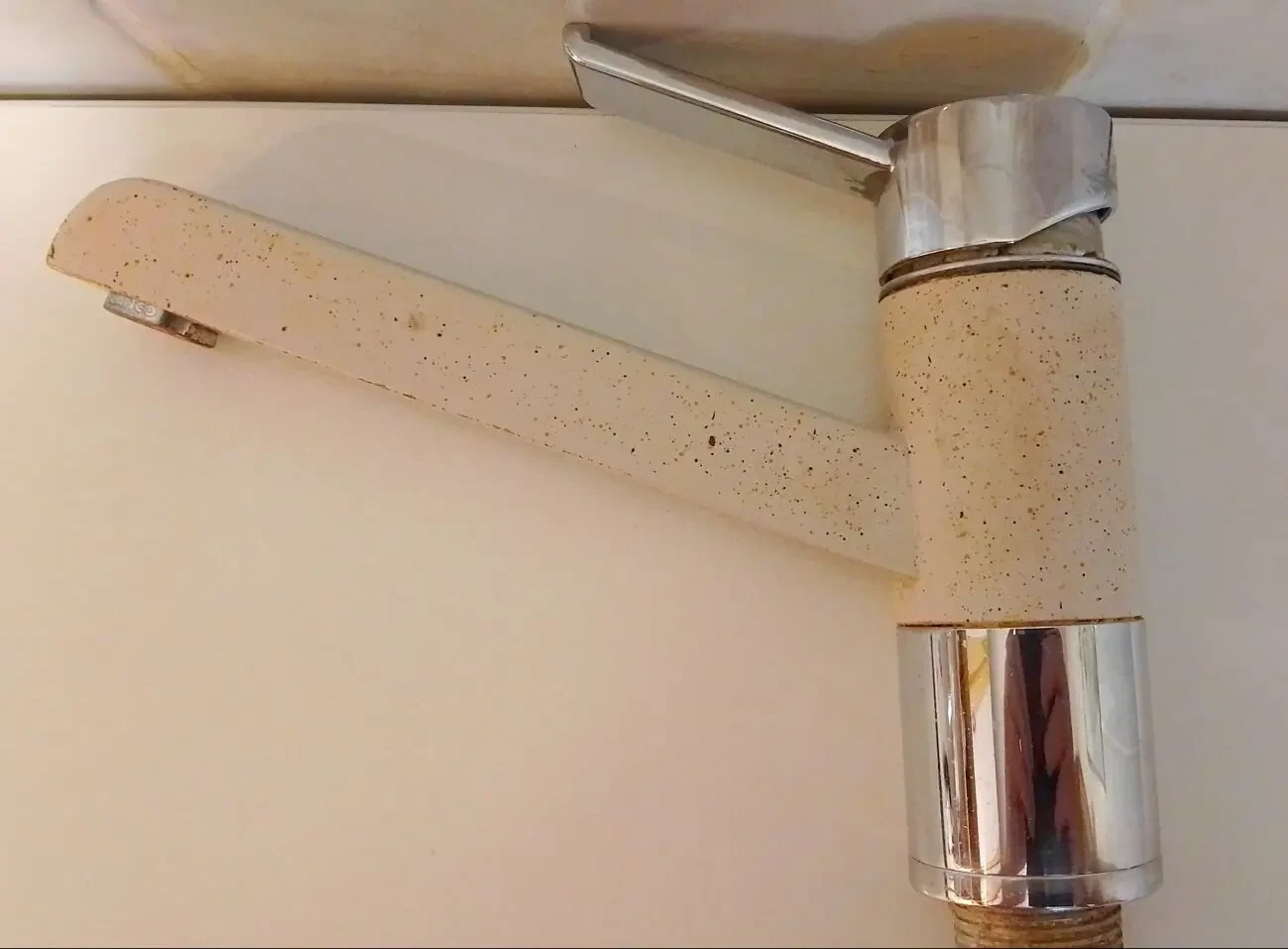 Кран смеситель BLANCO каменный, бежевый. 10