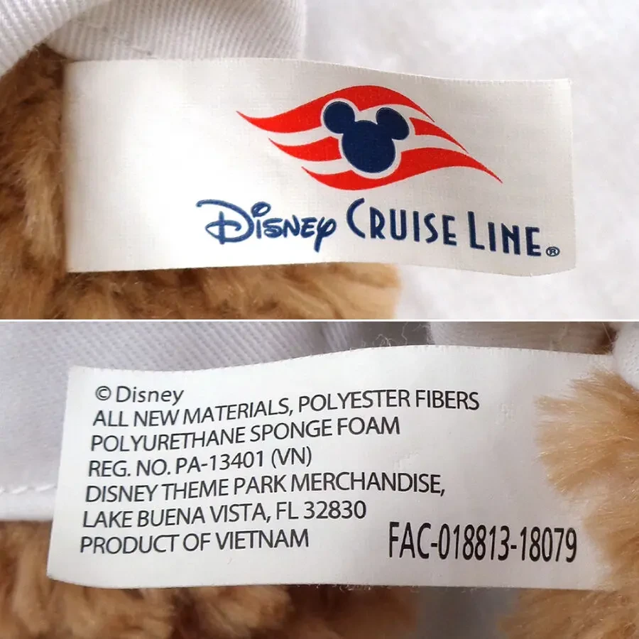 Медвежонок Капитан Даффи мягкая игрушка Дисней круиз лайн Тедди редкая 8