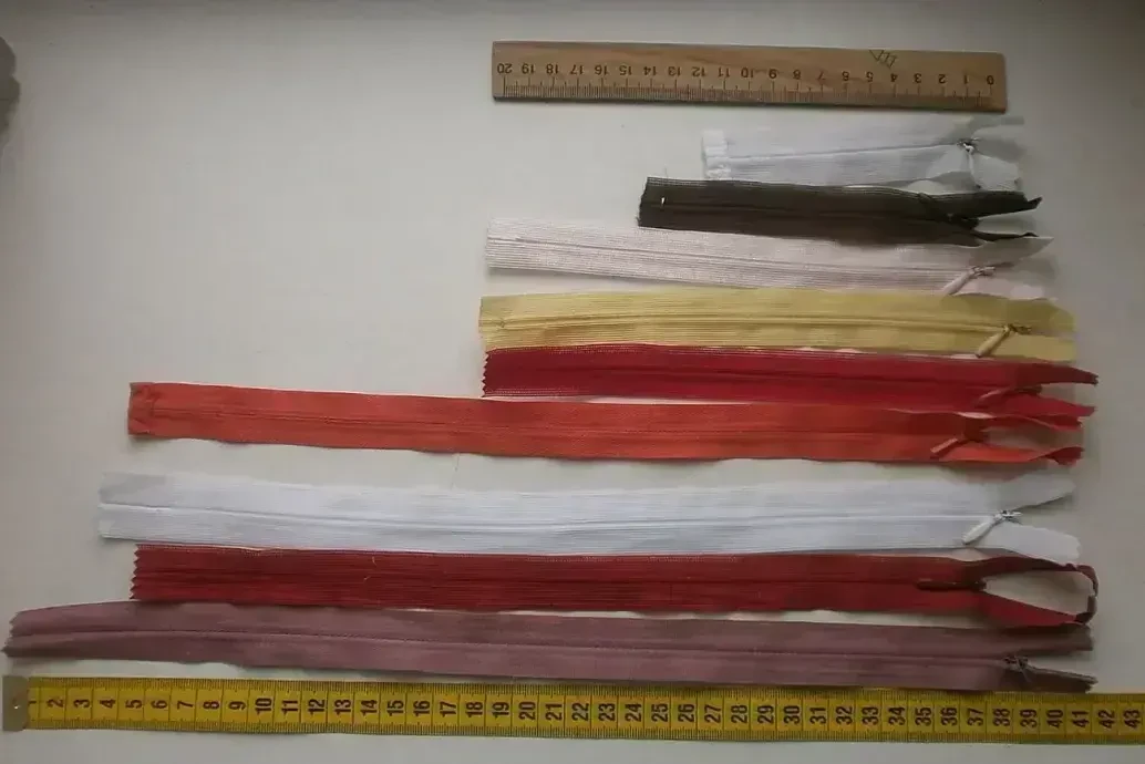 Блискавки Застежки молнии потайные разные 8