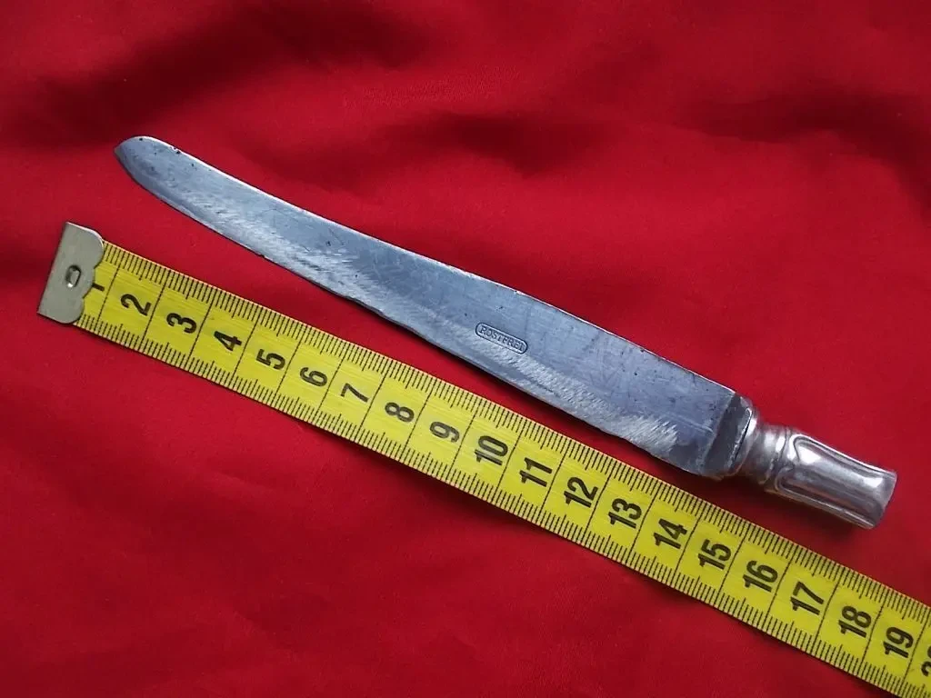 Нож Rostfrei с серебром 800 пробы , кусок