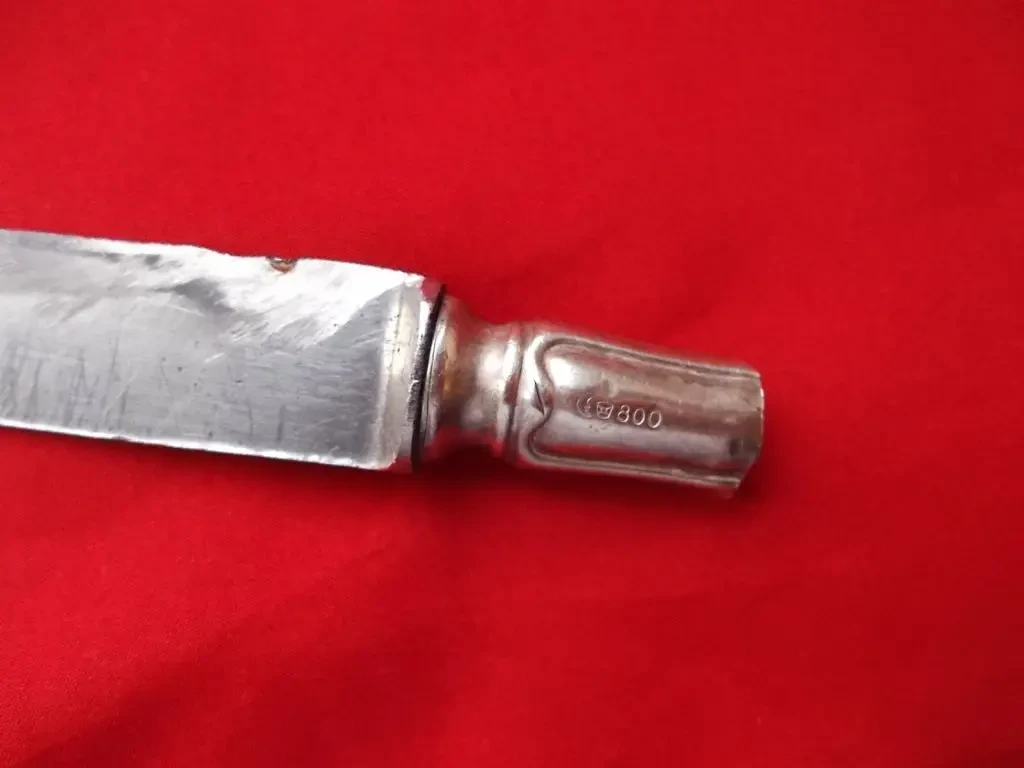 Нож Rostfrei с серебром 800 пробы , кусок 2