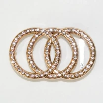 Пряжка со стразами для женского пояса застёжка ремня застібка ременя