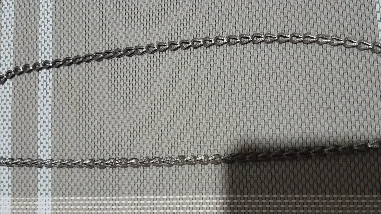 Оригинальная серебряная цепочка. Ретро.Югославия. 45 см 4