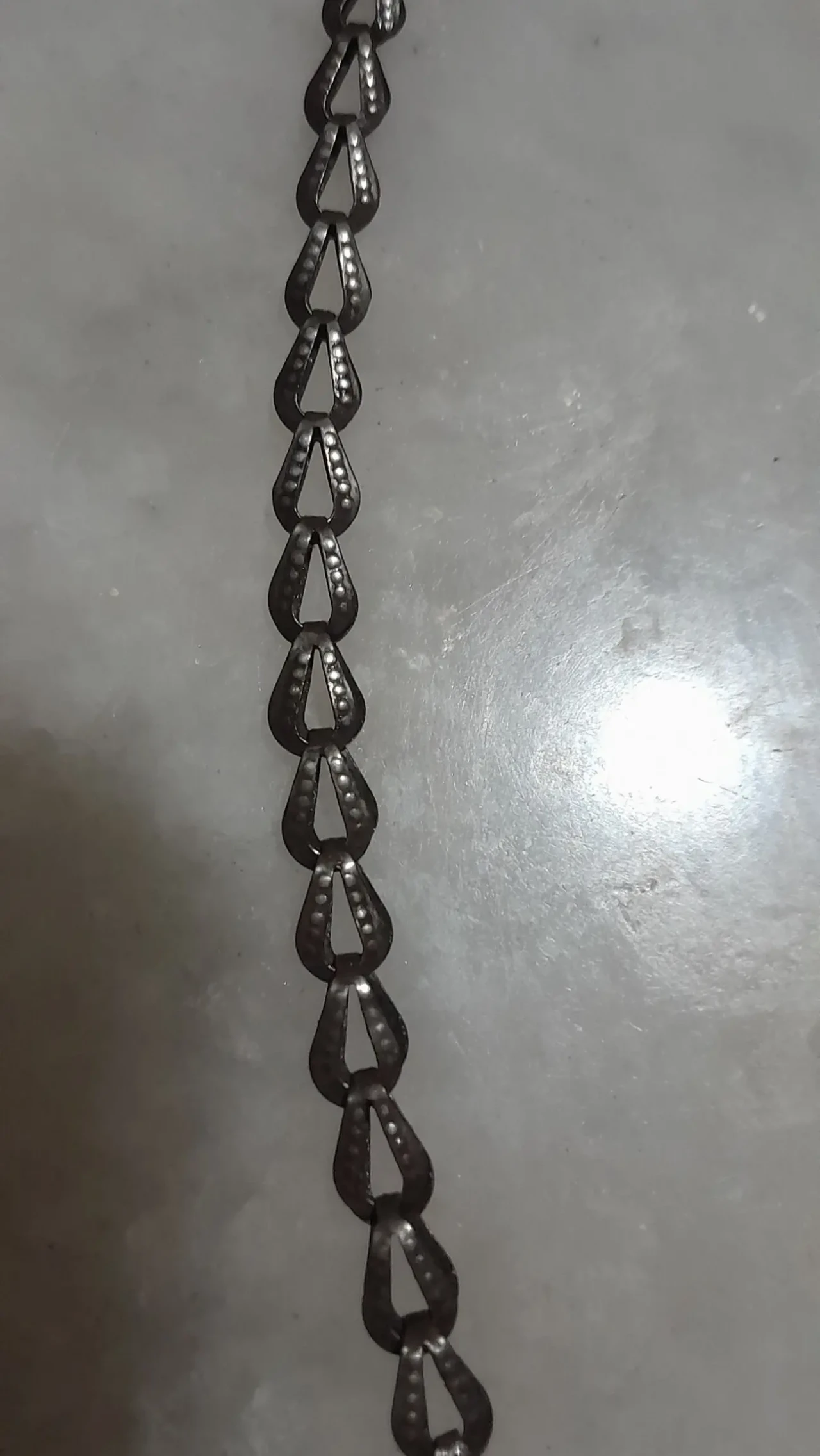 Оригинальная серебряная цепочка. Ретро.Югославия. 45 см 8