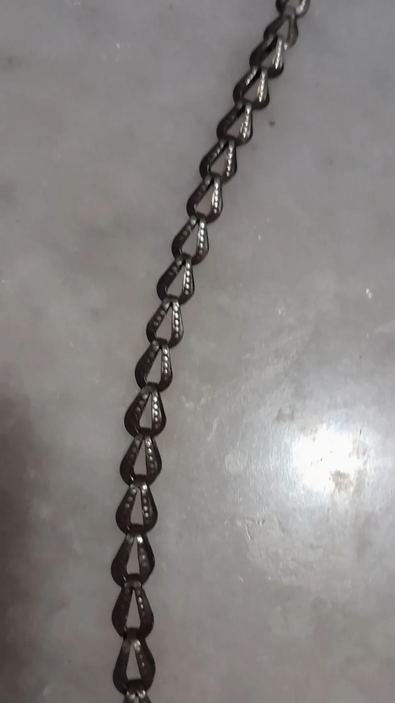 Оригинальная серебряная цепочка. Ретро.Югославия. 45 см 6