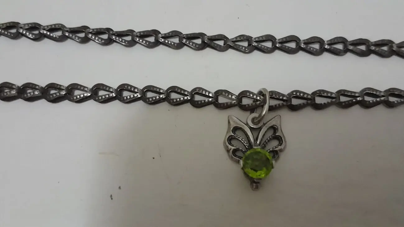 Оригинальная серебряная цепочка. Ретро.Югославия. 45 см