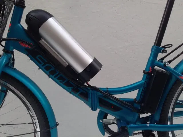 Электровелосипед складной Smart 24 корзина 7