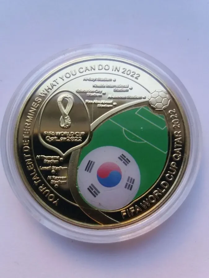 Монета Чемпіонат світу з футболу 2022. Польща. 3