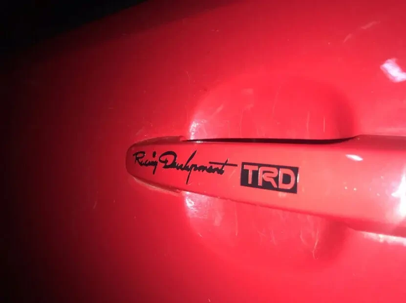 Наклейки на авто Trd на ручки номер 7 7