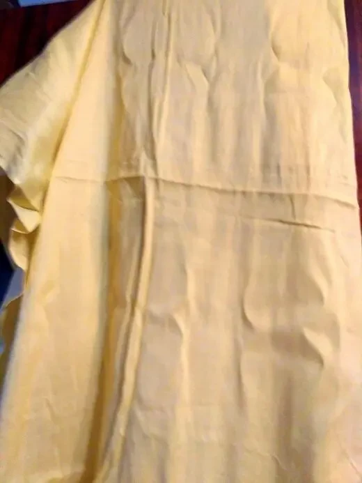 Новая Штора портьера хлопок плотный , штапель красивый желтый тон 6