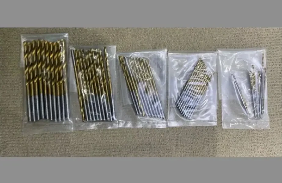 Набір свердел 50 шт HSS з титановим покриттям 1-3 мм 4