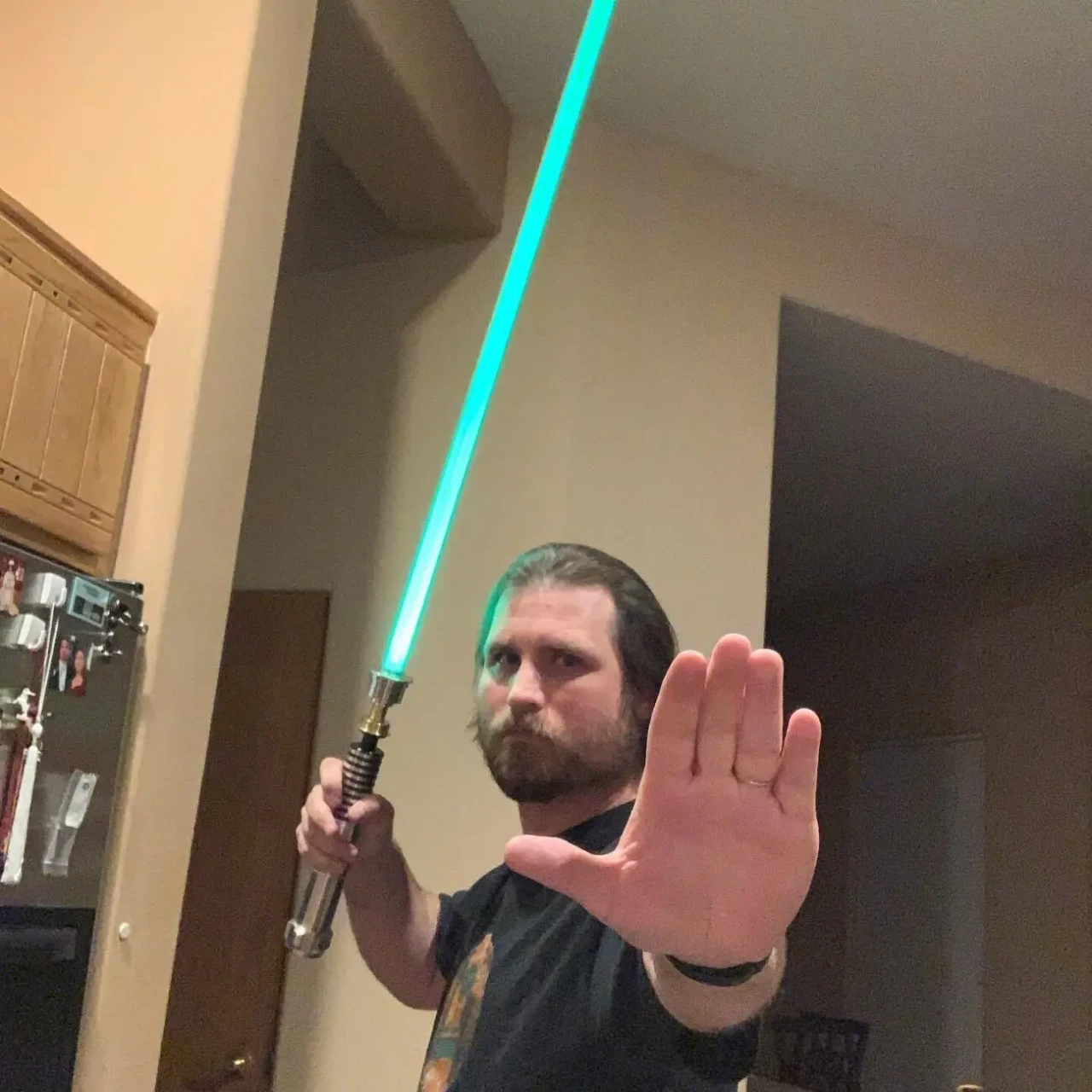 Світловий меч Force FX Люка Скайуокера із серії Black Series 4