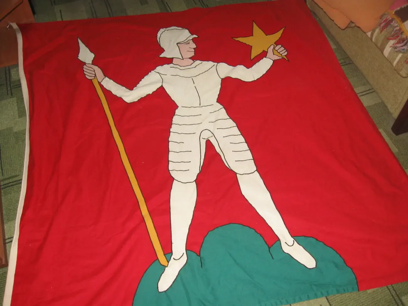 Прапор невідомого походження, для інтер'єру